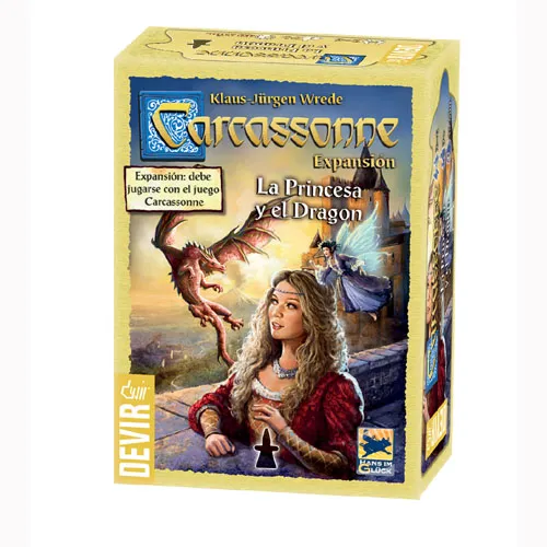 Carcassonne princesa y el dragon